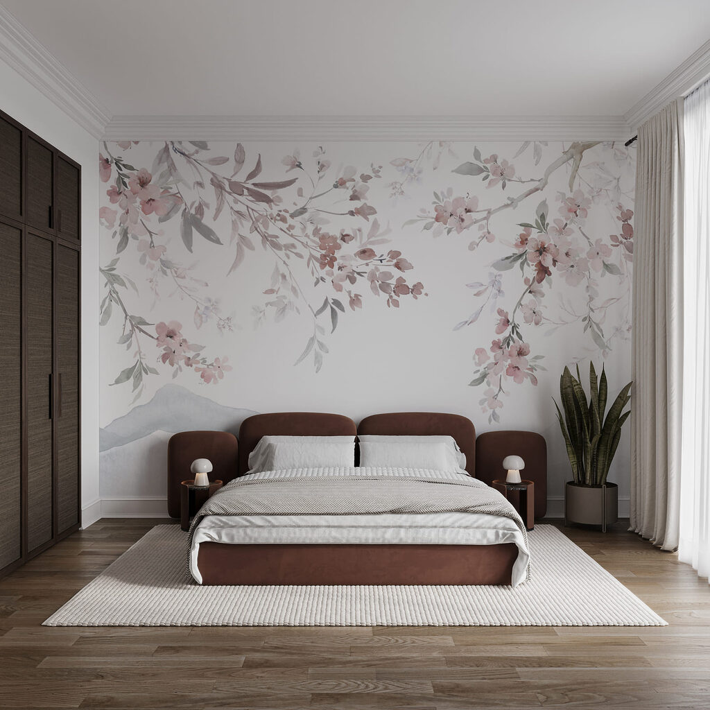 Blossom Above Mountains in an interior