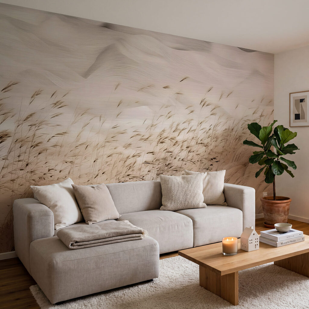 Grass waves under mist — interior 2