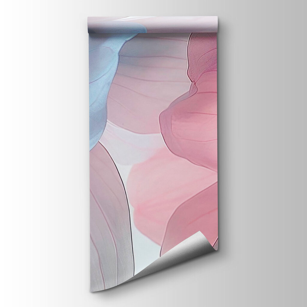 Pastel flowers on white — product view