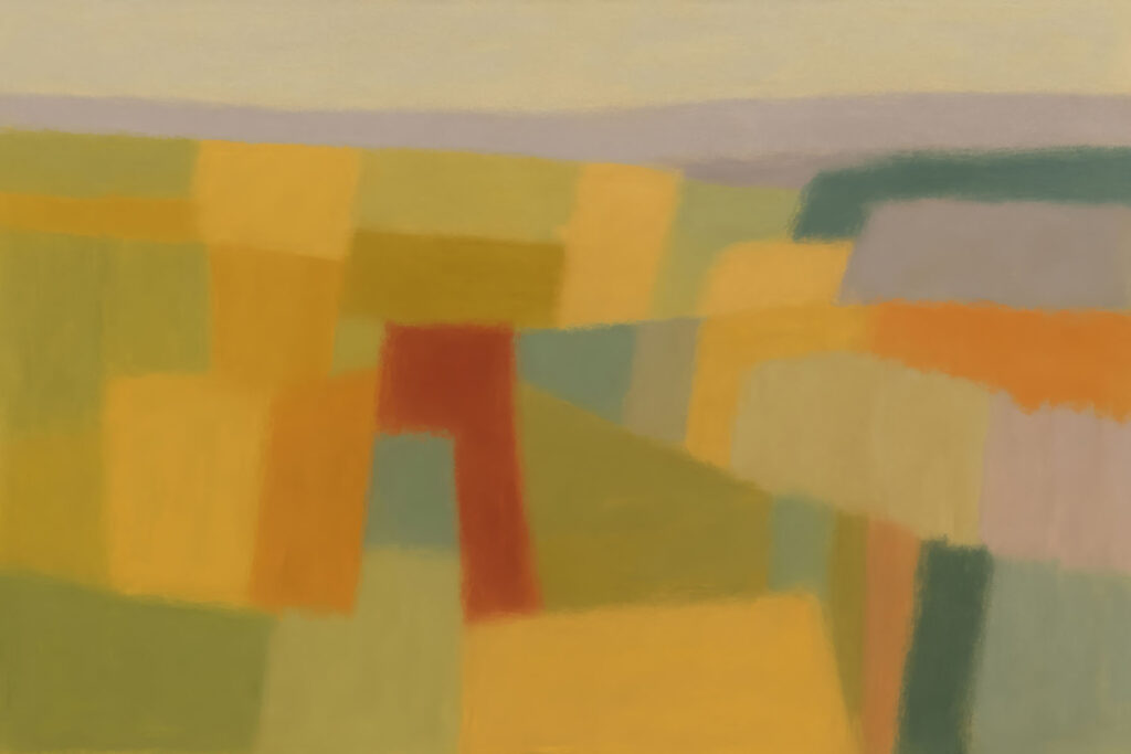 Colour blocks in layers — full design