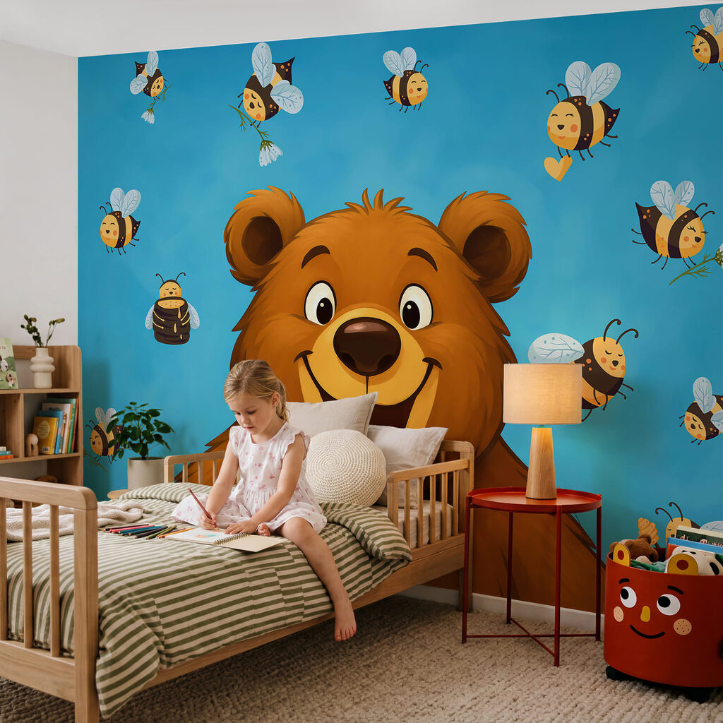 Bear among bees — interior 2