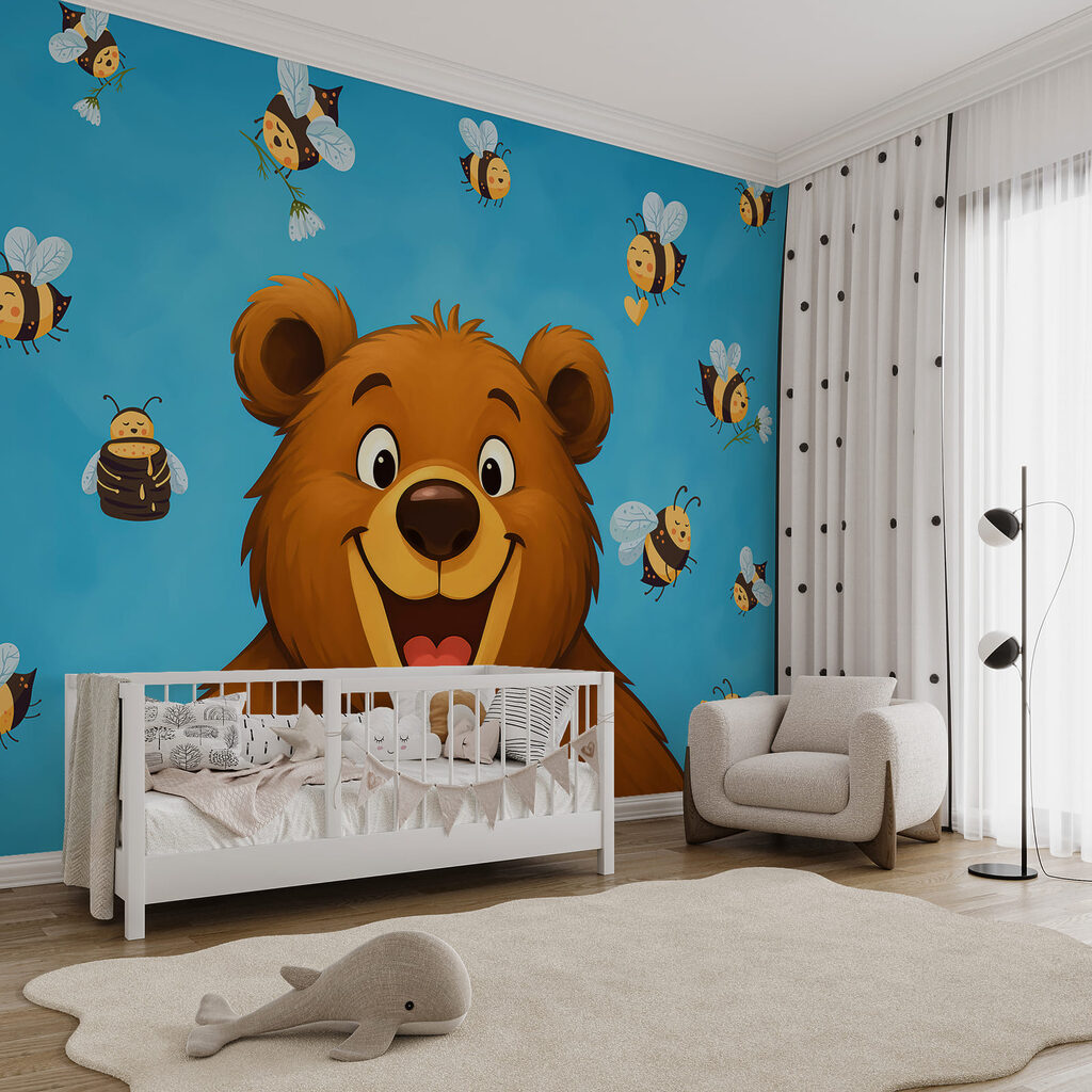 Bear among bees — interior 1