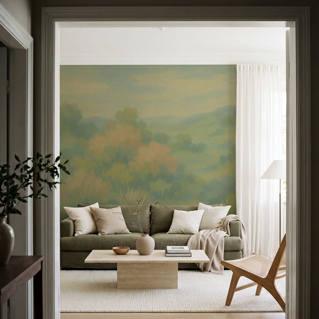 Green valley in pastel — interior 3