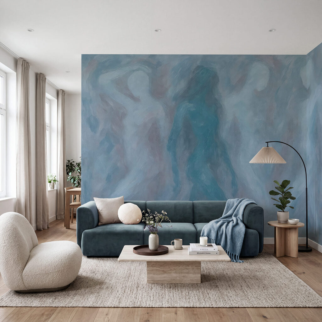 Figures in a Wash in an interior