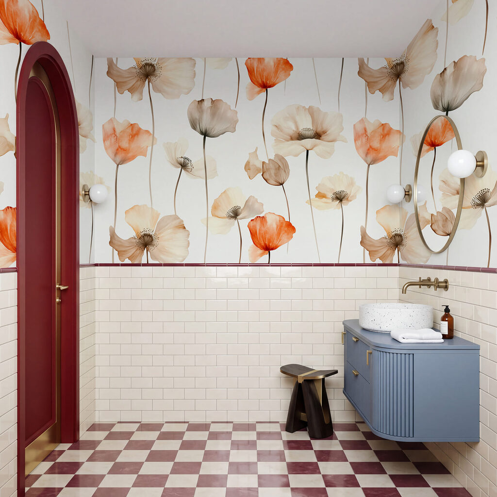 Poppy Veil in an interior