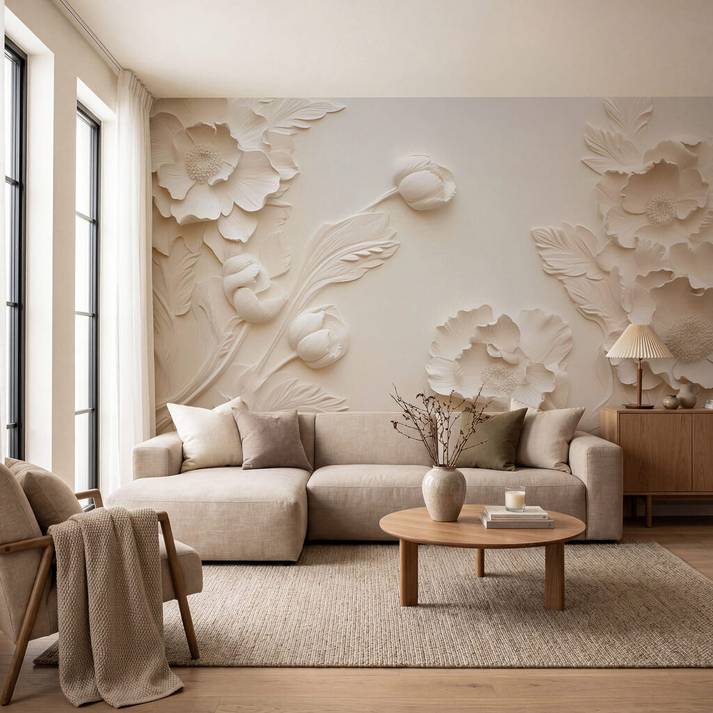 Carved Flower Border — interior 1
