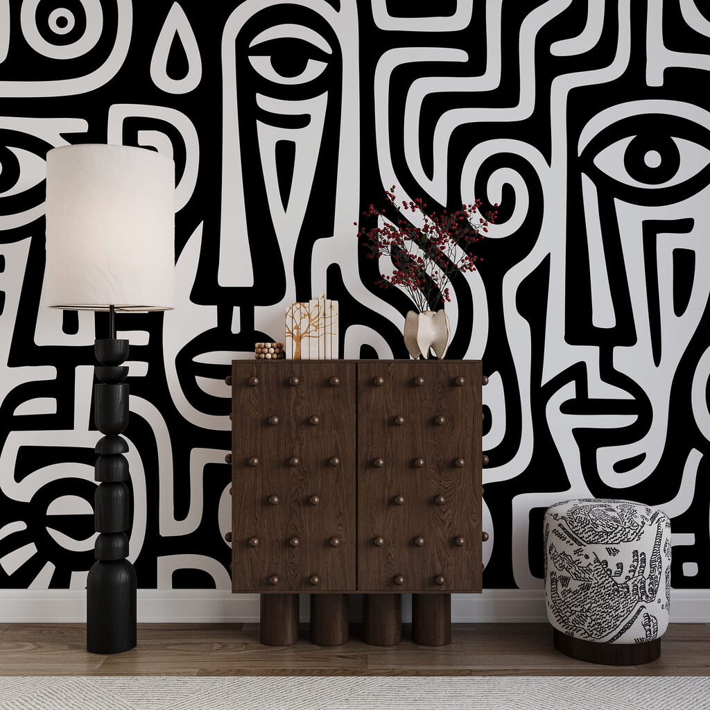 Faces in a Maze — interior 2