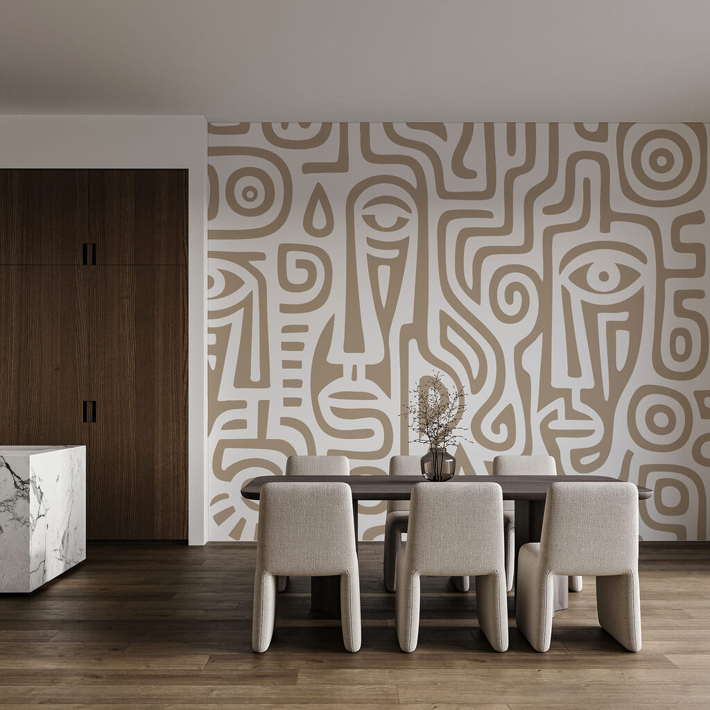 Faces in a Maze — interior 2