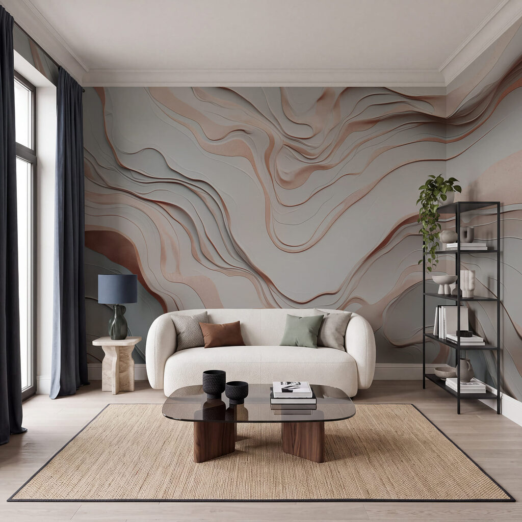 Gilded Flowing Relief — interior 1