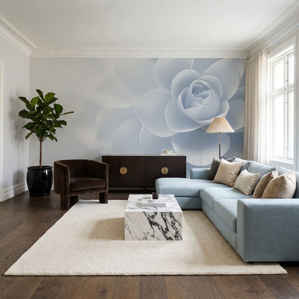 Sculpted Camellia — interior 2