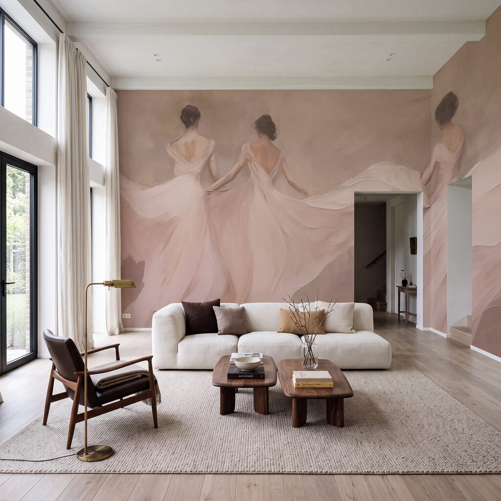 Dancers in Soft Light in an interior