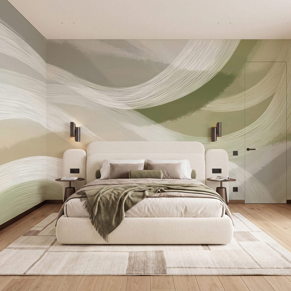 Flowing Brush Ribbons — interior 2