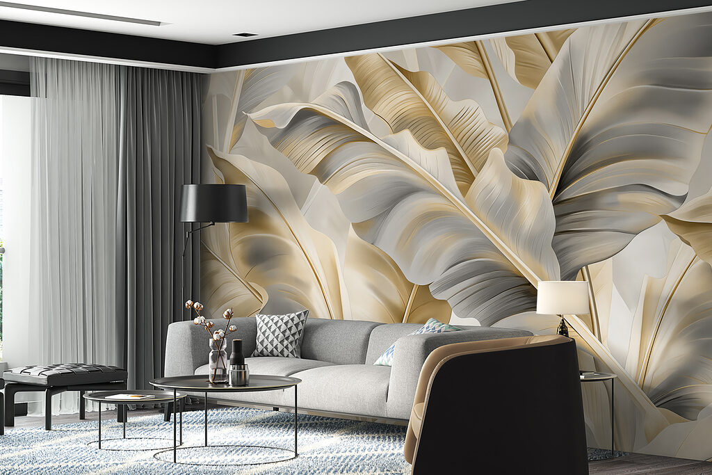 Leaves with deep folds — interior 3