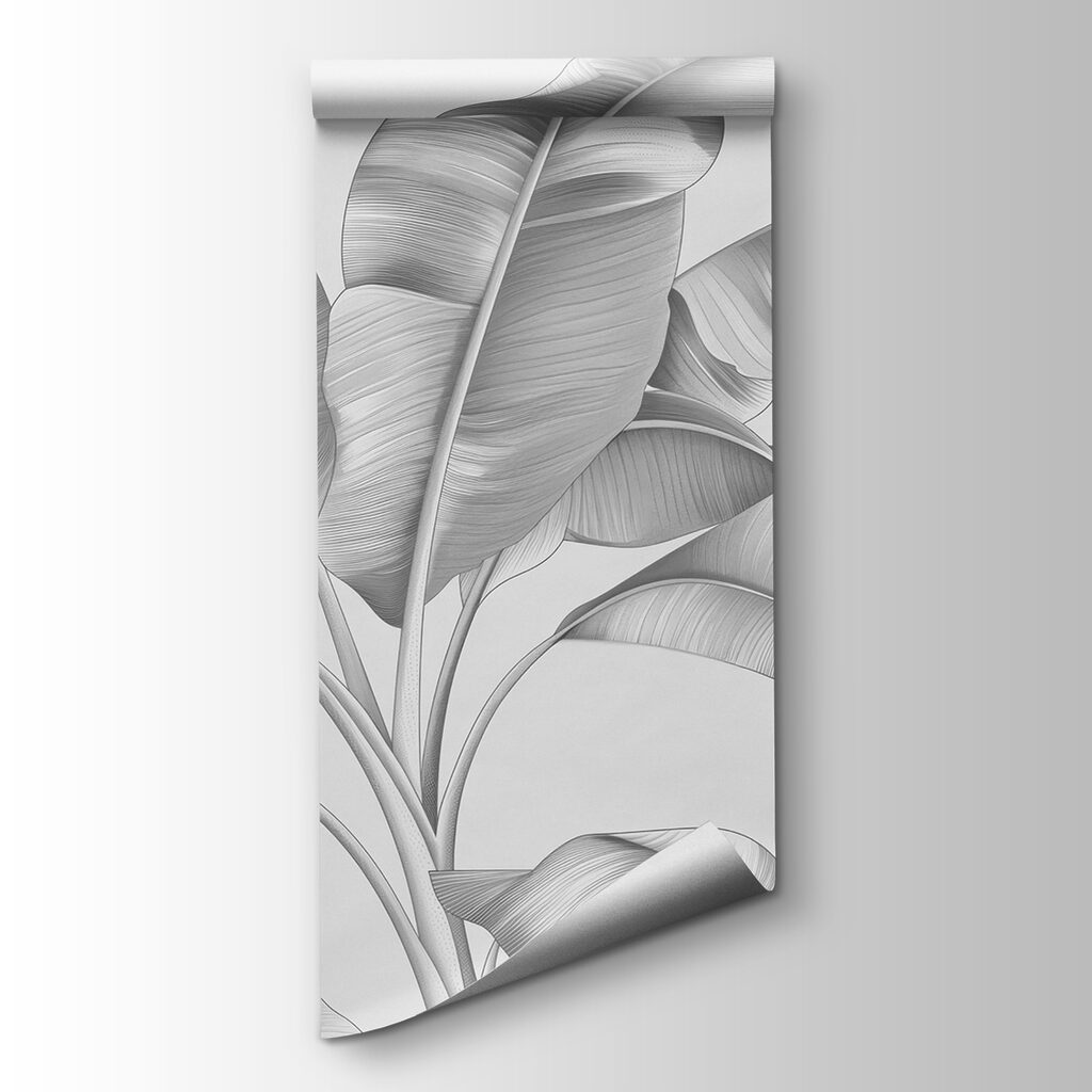Leaves bending on stems — product view