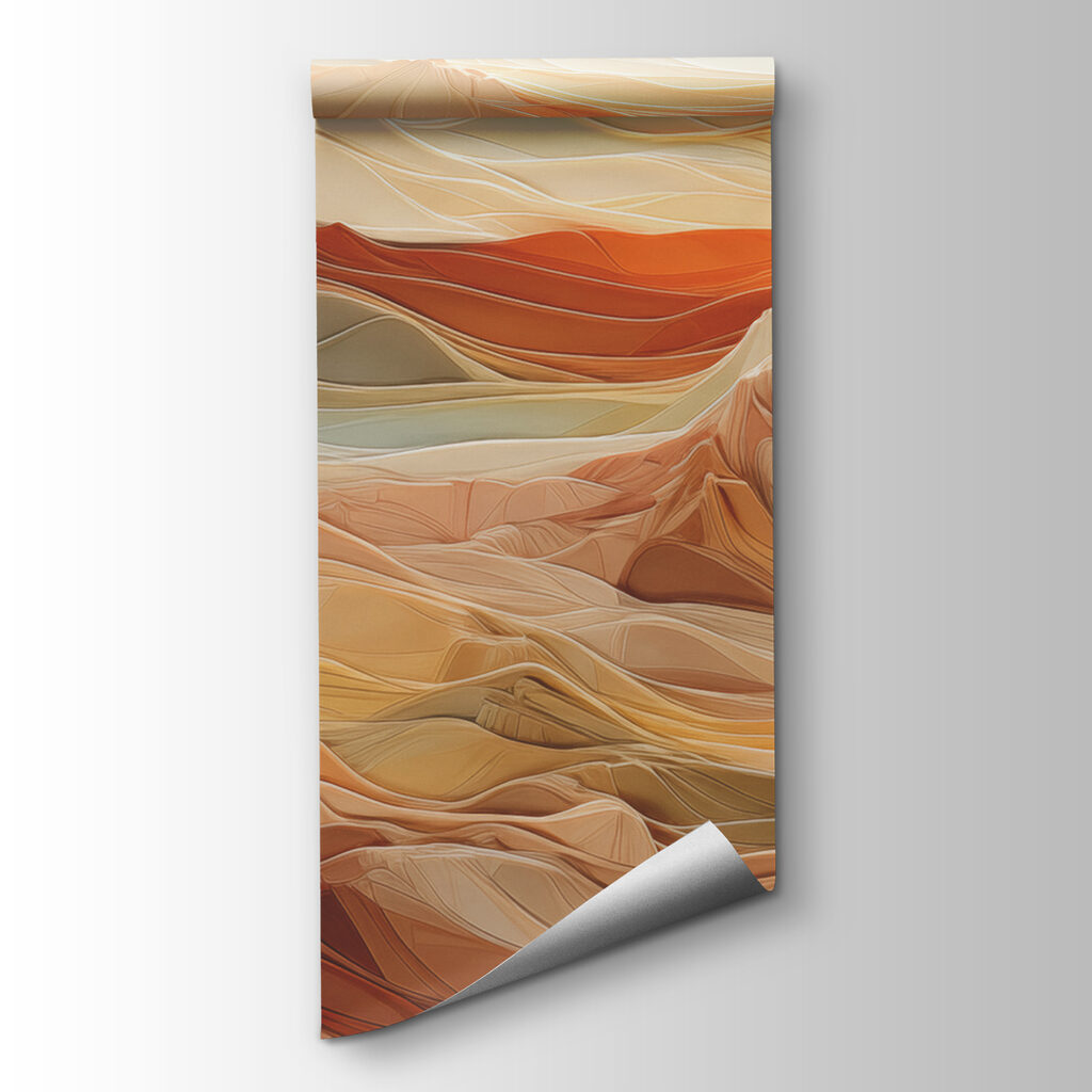 Orange rock waves — product view