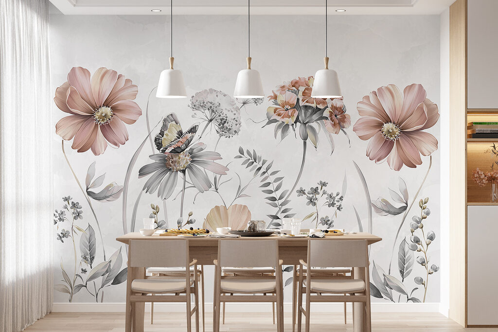Wildflower Stem Gathering in an interior