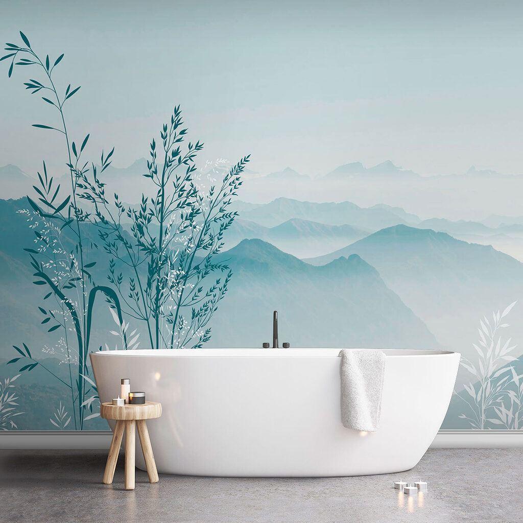 Mountains behind grasses — interior 2