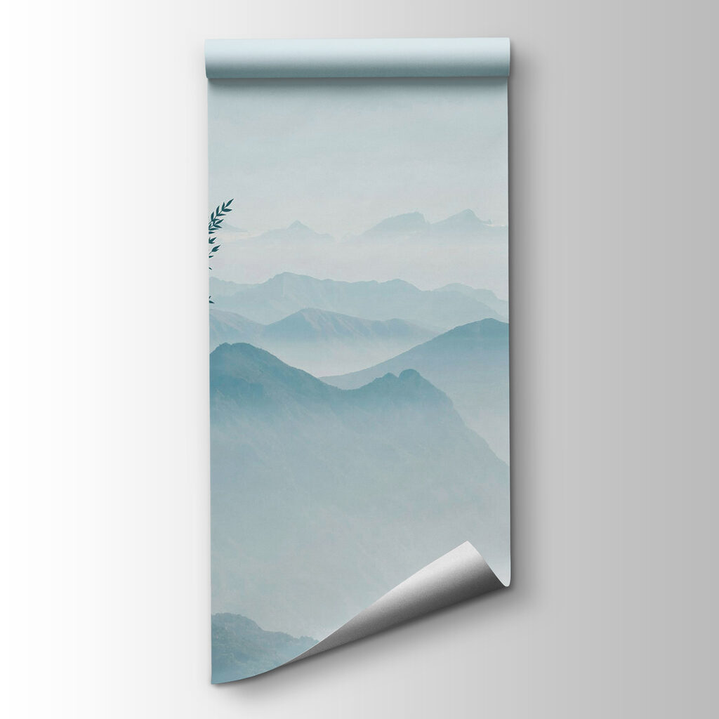 Mountains behind grasses — product view