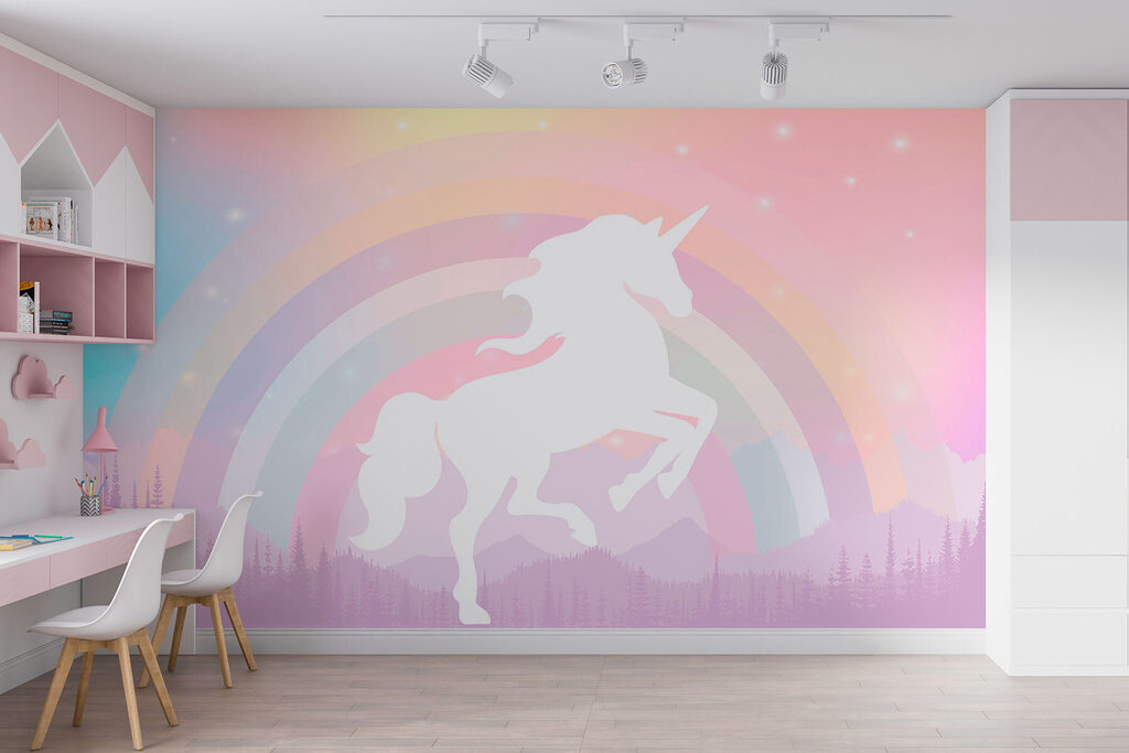 Unicorn before a rainbow — interior 1