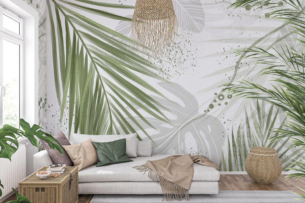 Palm and Monstera — interior 2