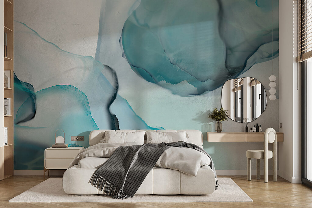 Blue ink with veins — interior 2