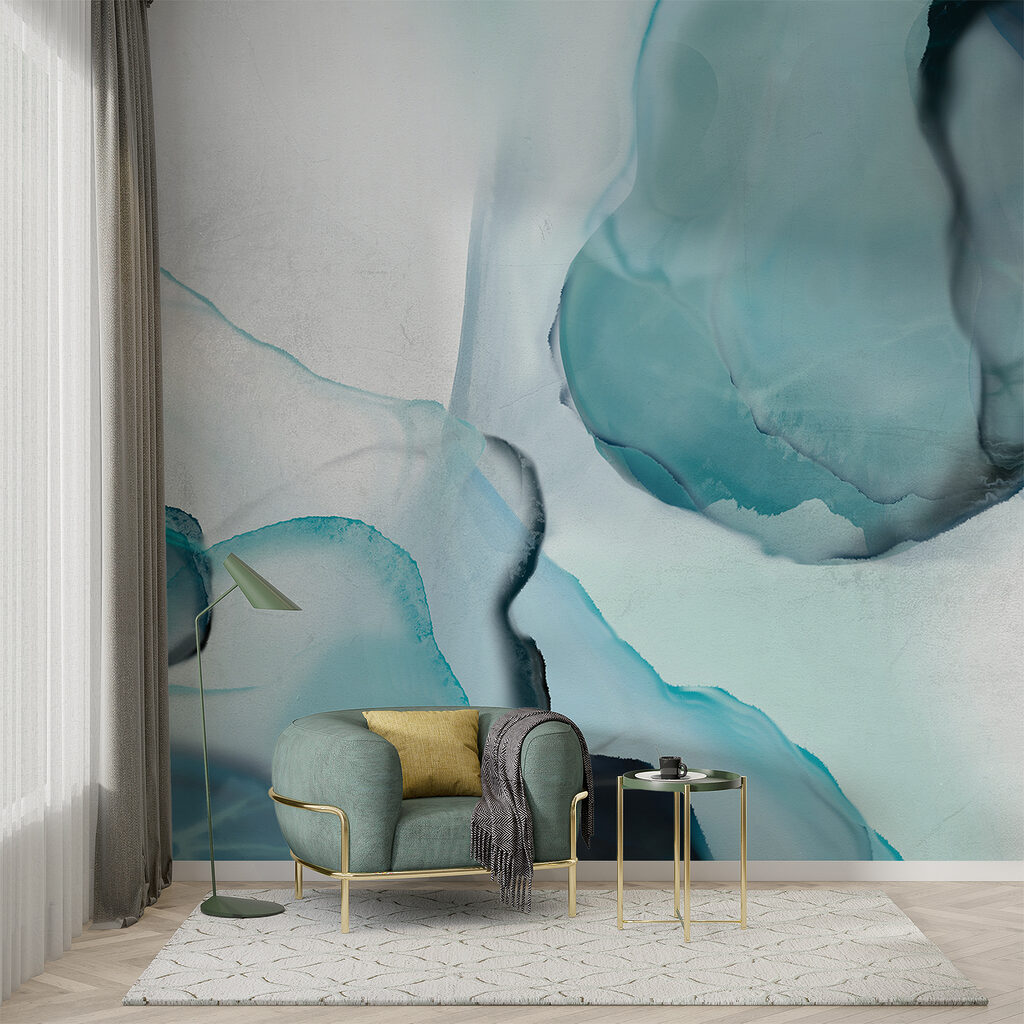 Blue ink with veins — interior 6