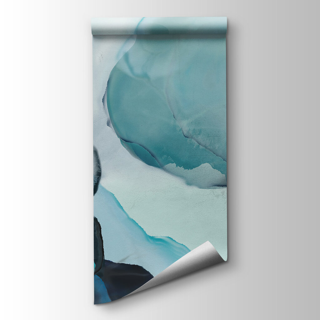 Blue ink with veins — product view