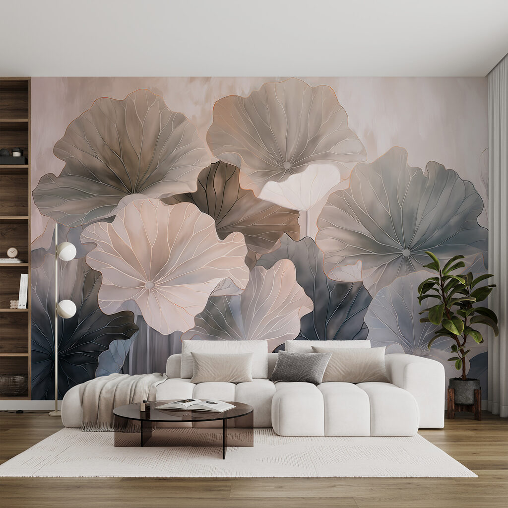 Round leaves, radiating veins — interior 2