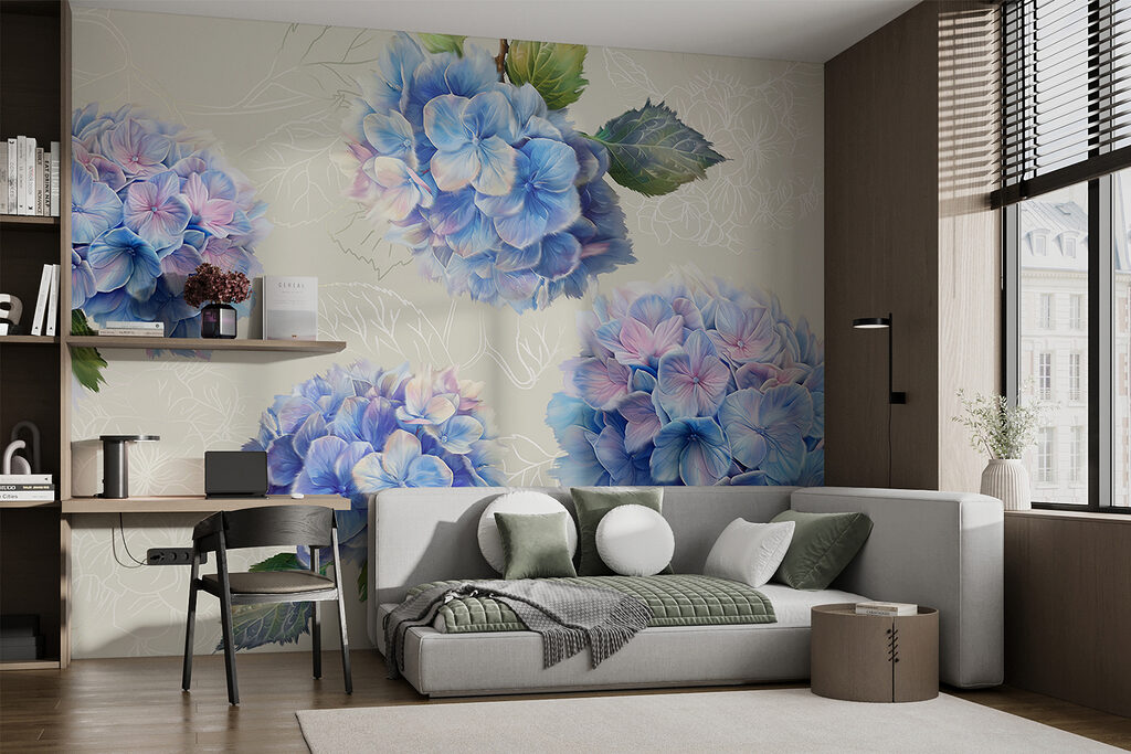 Hydrangea Sprigs — interior 2