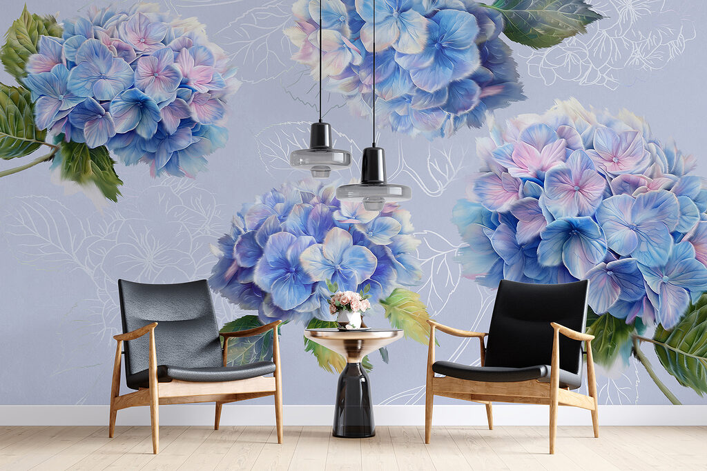 Hydrangea Sprigs — interior 1