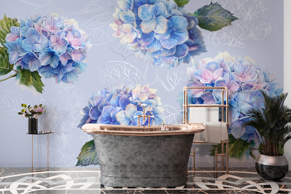 Hydrangea Sprigs — interior 4