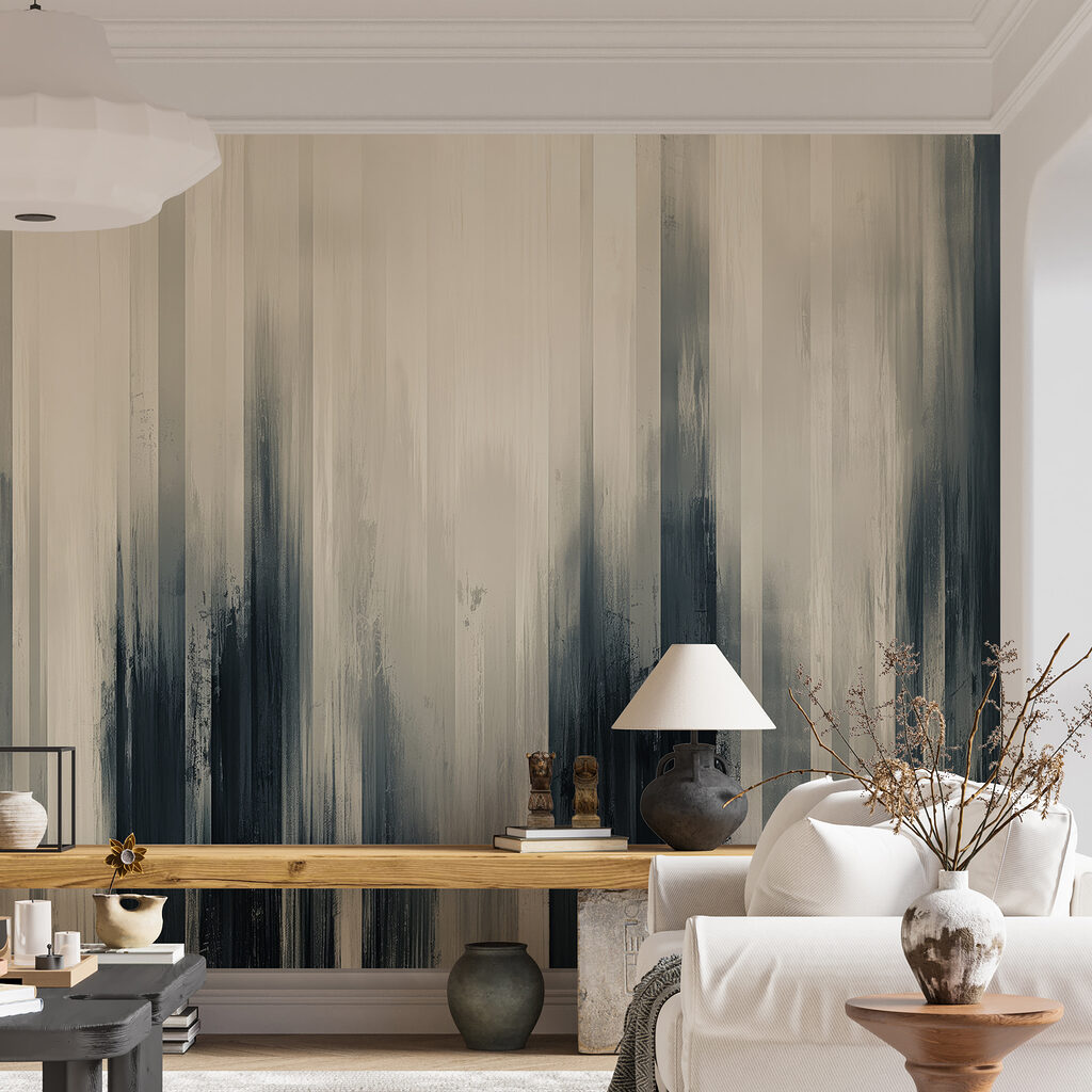 Fading vertical strokes — interior 2