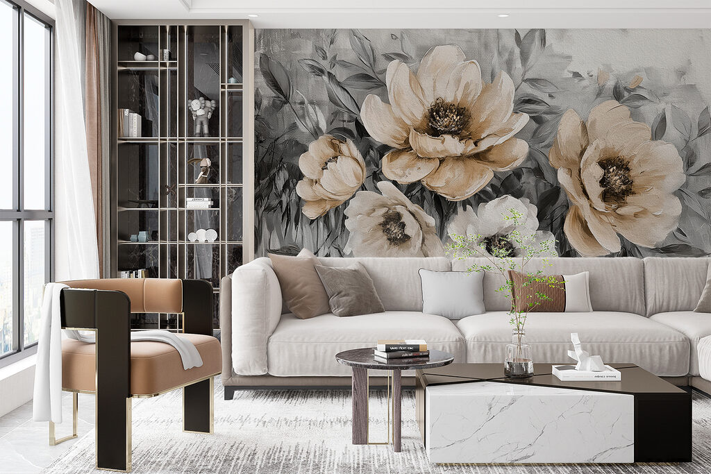 Painted Poppy Bouquet — interior 3
