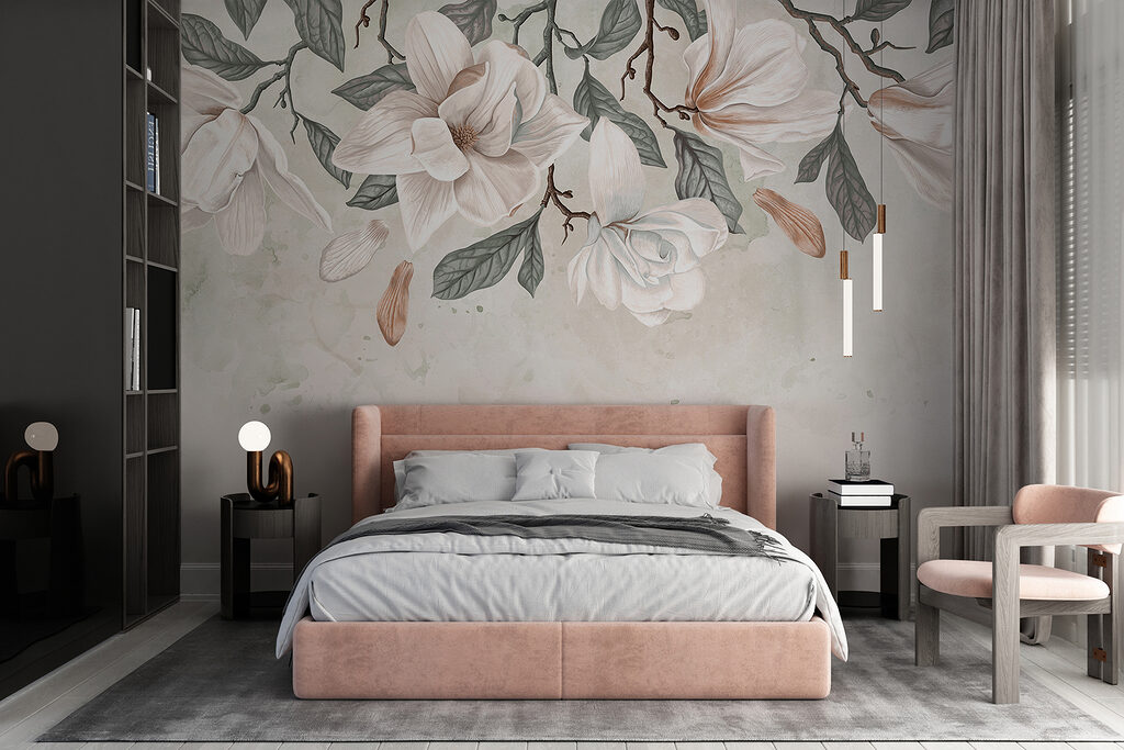 Magnolia along the top — interior 2