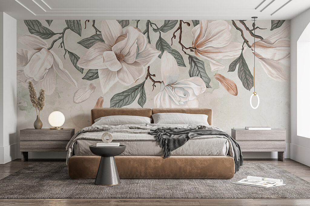 Magnolia along the top — interior 3