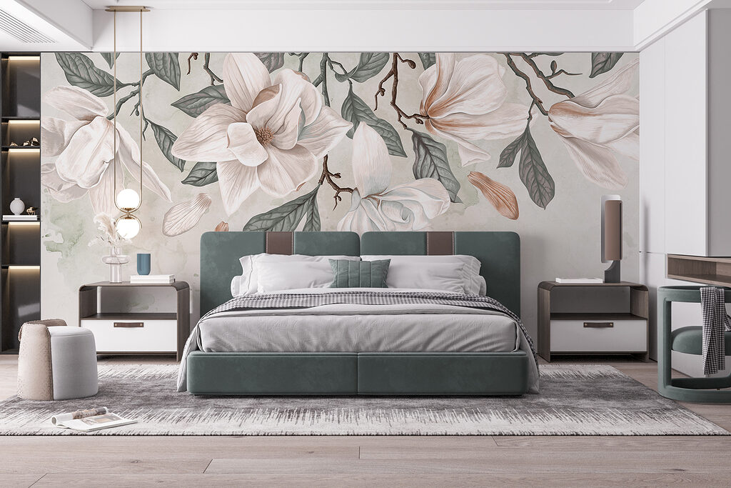 Magnolia along the top — interior 4