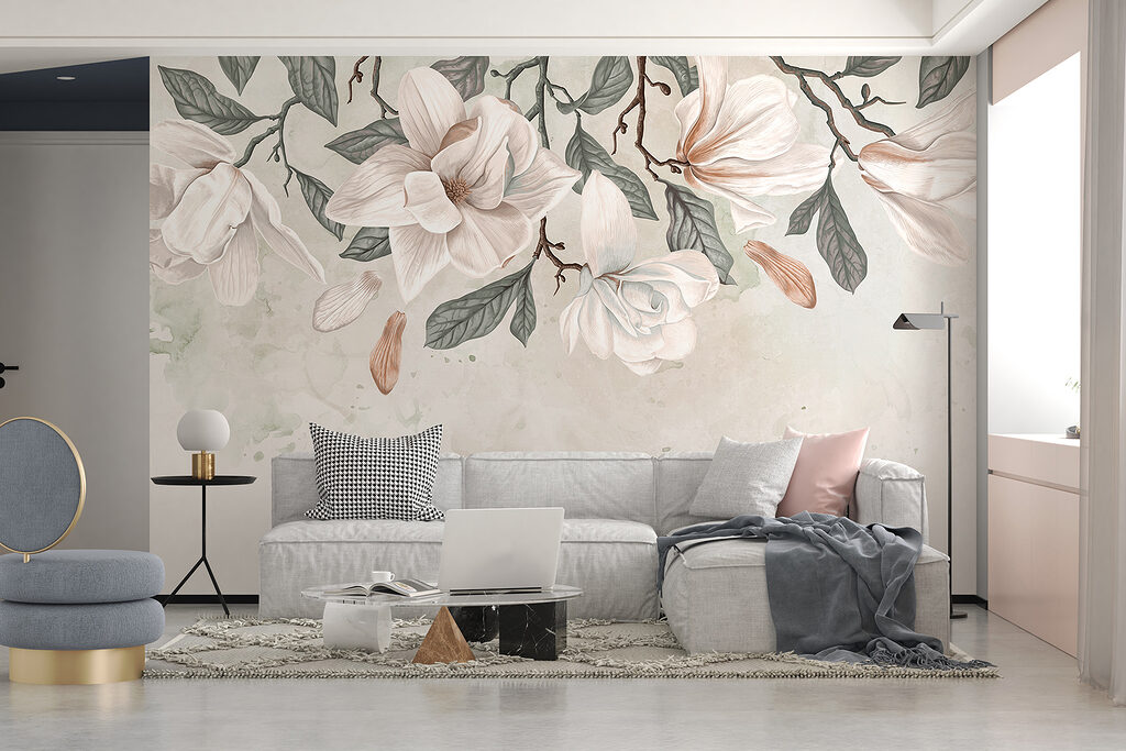 Magnolia along the top — interior 5
