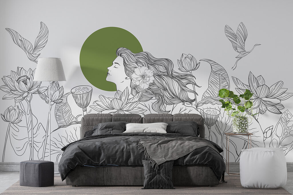 Woman in the Lotus — interior 1