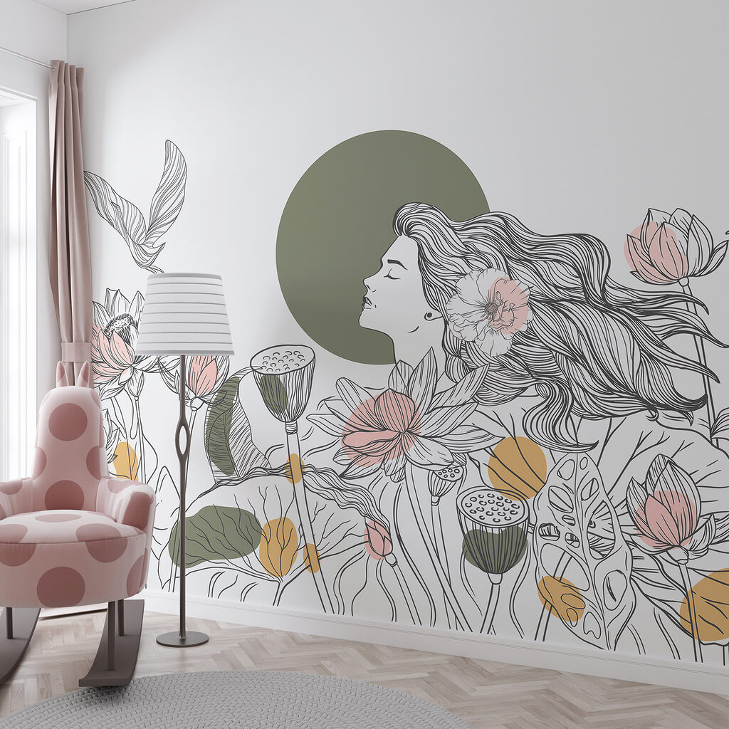 Woman in the Lotus — interior 2