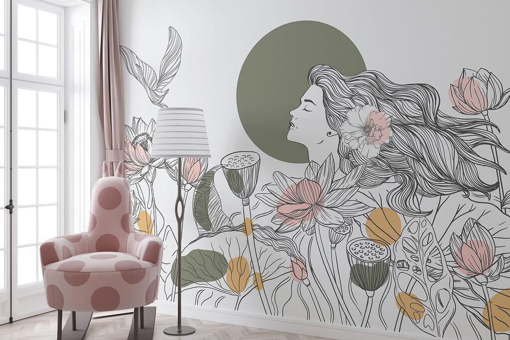 Woman in the Lotus — interior 4