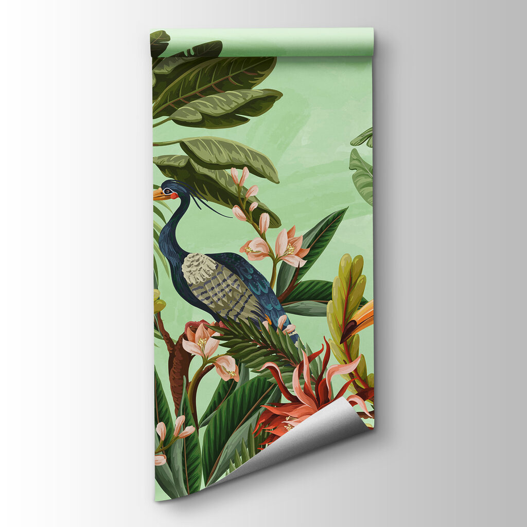 Toucans among flowers — product view