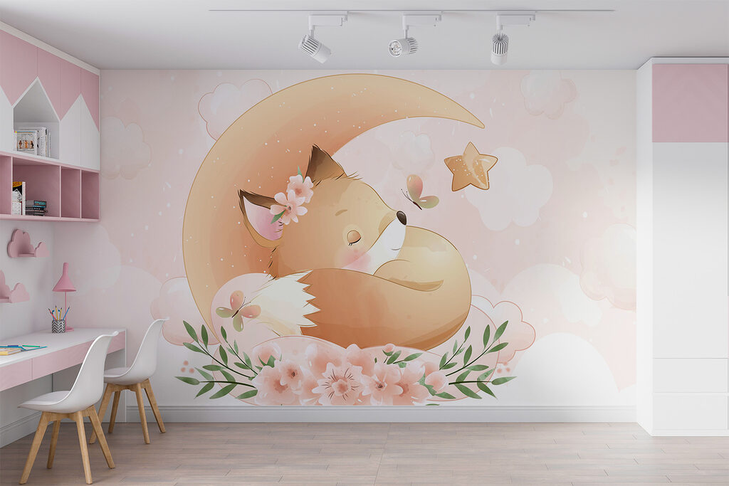 Fox by the moon — interior 2