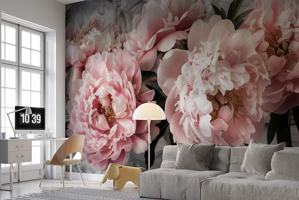 Peony Pause in an interior