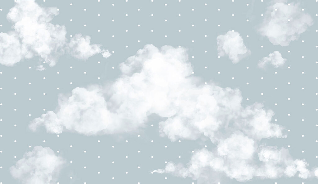 Clouds among small dots — full design