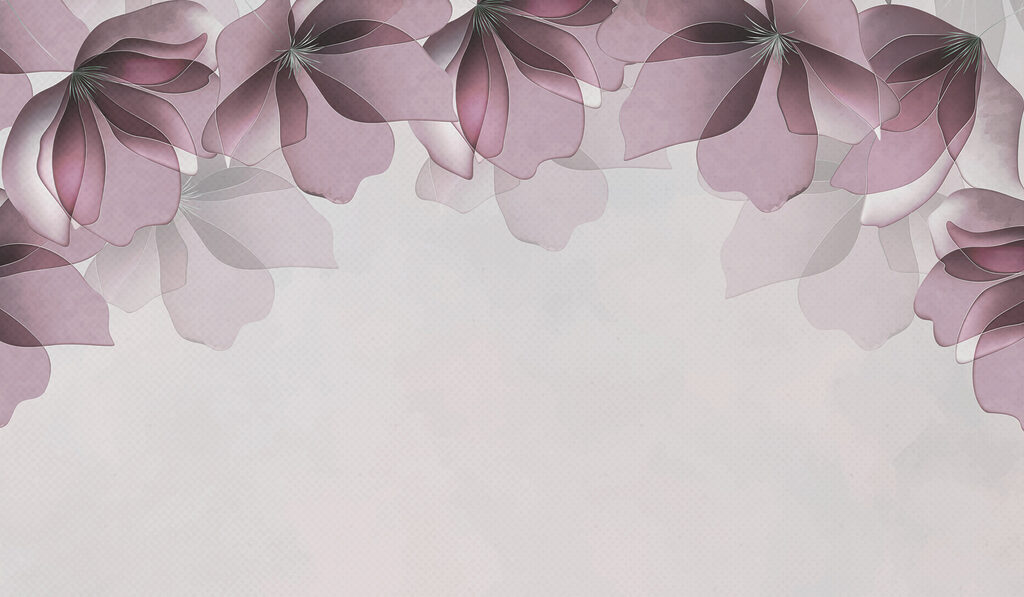Purple leaves on top — full design