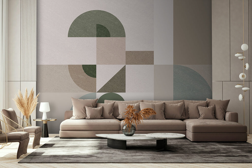 Green curves on sand — interior 2