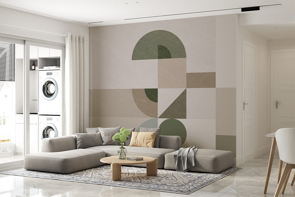 Green curves on sand — interior 4