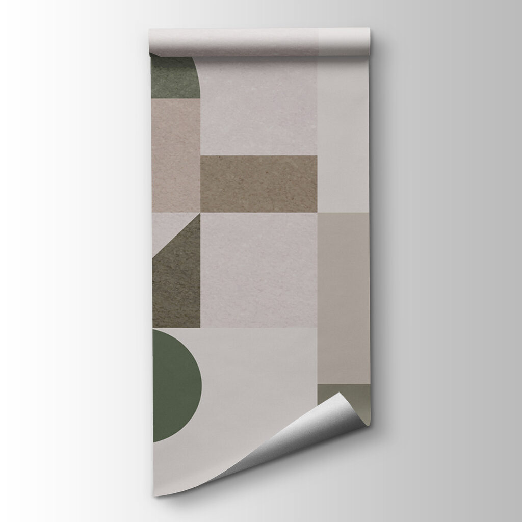 Green curves on sand — product view