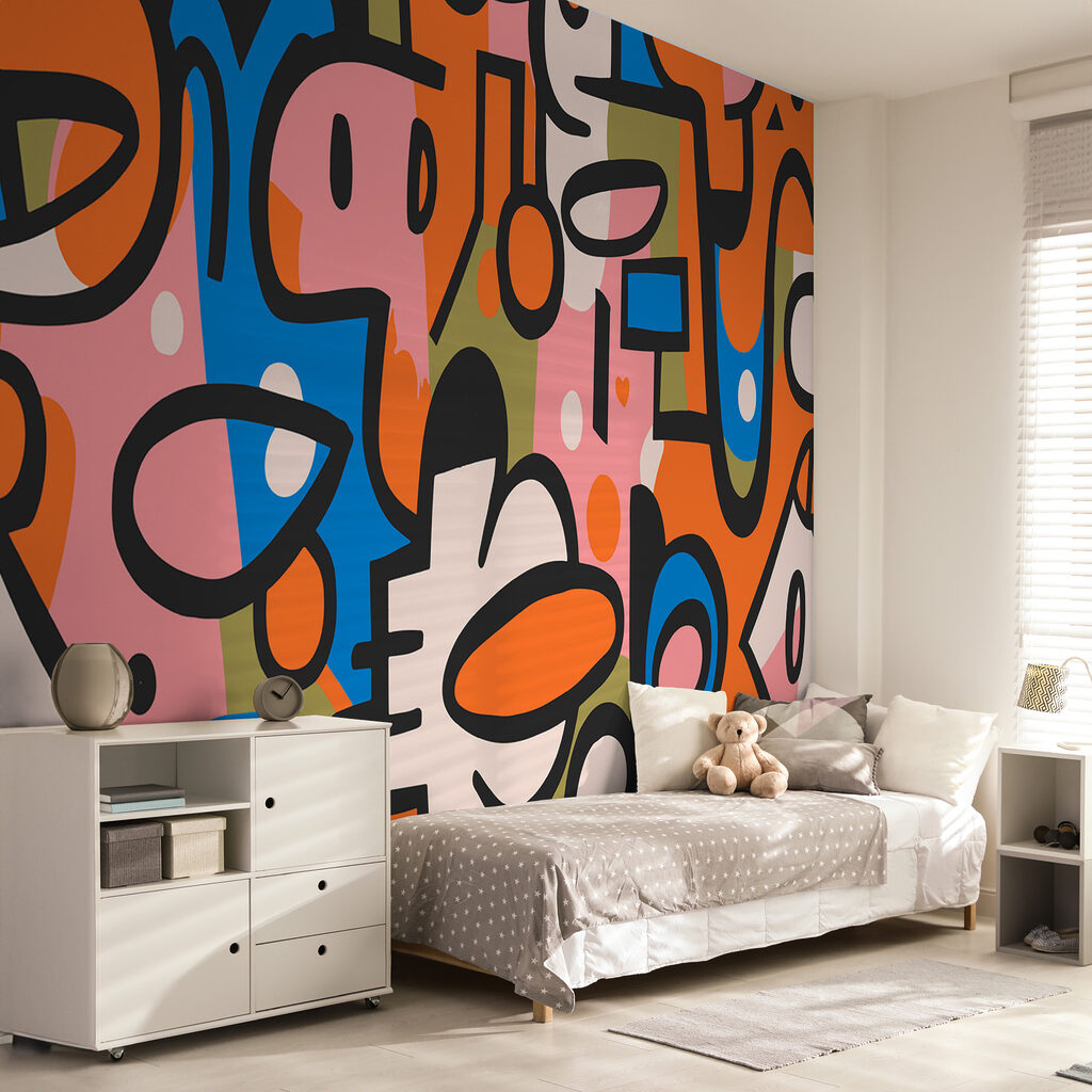 Playful faces in colour — interior 3