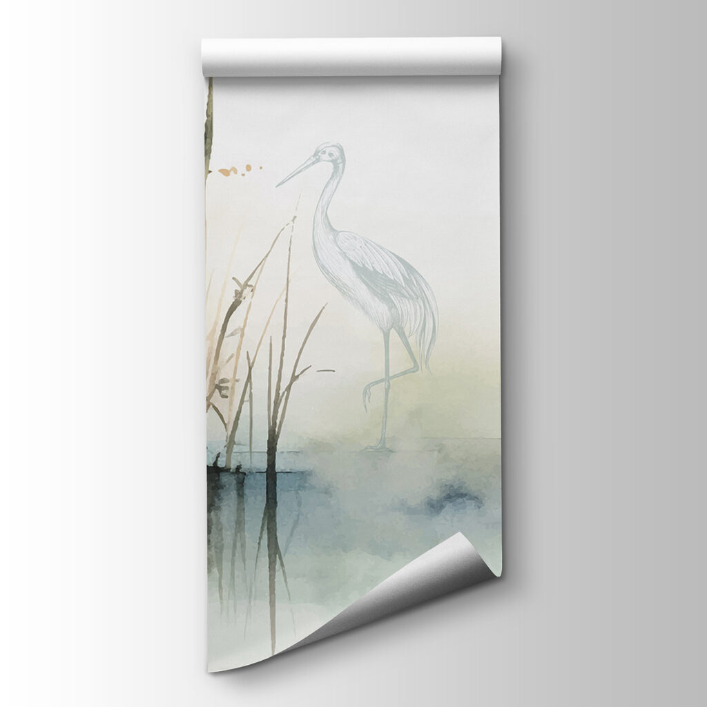 Herons beside the reeds — product view